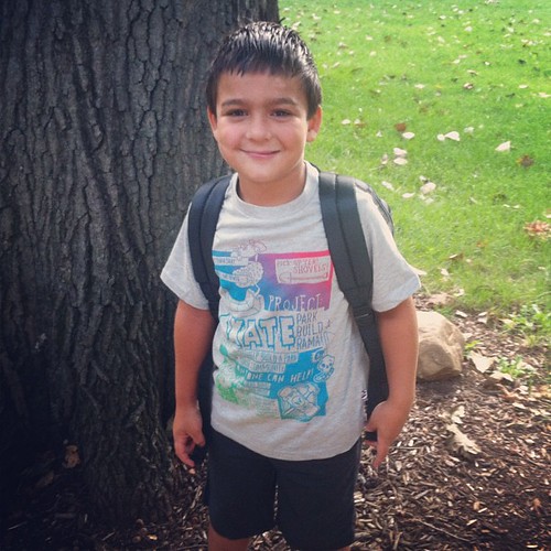 First grade here he comes!