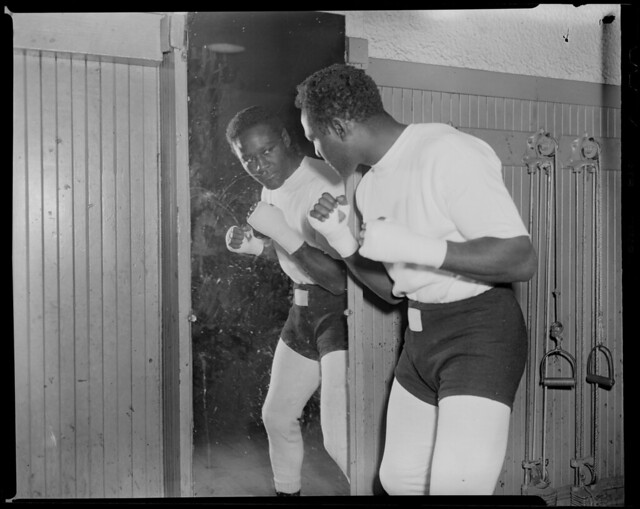 Unidentified African-American boxer