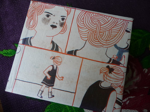 Decoupage box with Finnish comic art
