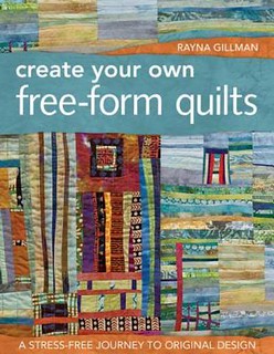 Create your own free-form quilts book cover