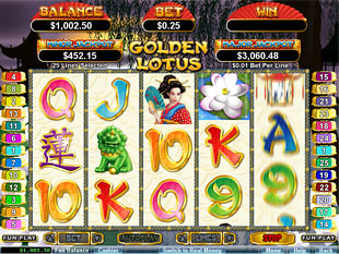 Golden Lotus Slot Machine
