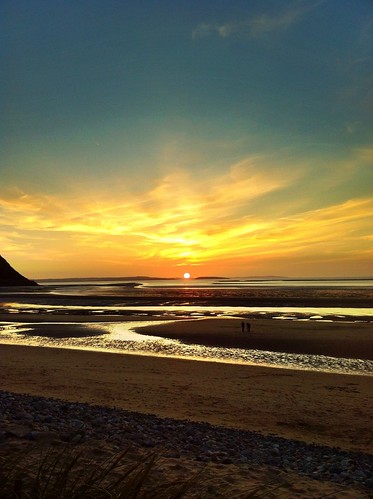 無料写真素材|自然風景|朝焼け・夕焼け|ビーチ・海岸|風景イギリス