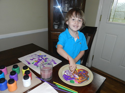 Henry and Mama Painting