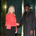 President Goodluck welcomes Secretary Clinton