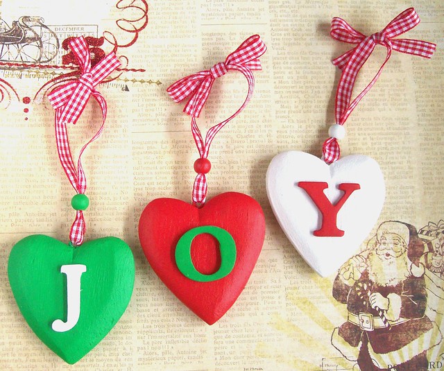 Christmas JOY Heart decorations | Flickr - Photo Sharing!