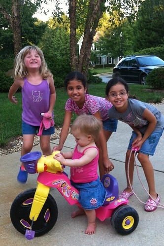 Catie & Lucy with Lexi & Arianna (neighbor friends