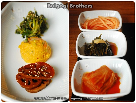 Banchan - side dishes