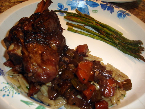 Lamb Shanks with Orzo