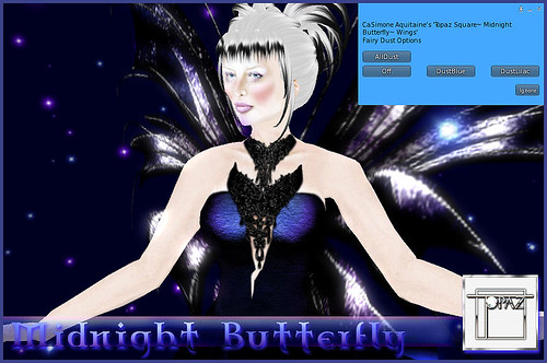 Midnight butterfly menu