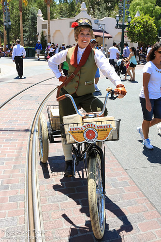 Disneyland July 2012 - Meeting Molly the Messenger