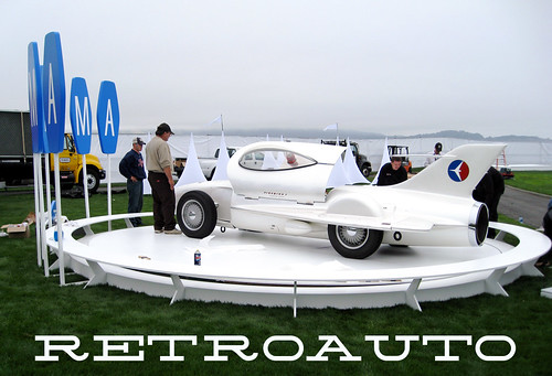 retro concept cars at concours d'elegance pebble beach