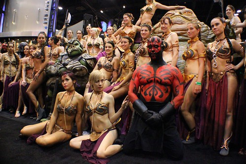 Slave Leias and Darth Maul - Star Wars Celebration VI