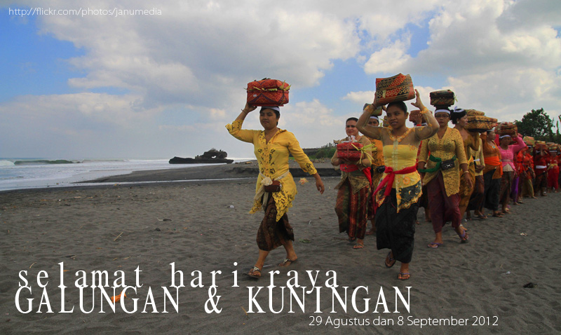Bali Images - Kartu Ucapan Hari Raya Galungan dan Kuningan 2012