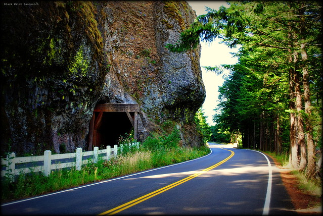 Historic Columbia River Hwy at Oneonta Gorge