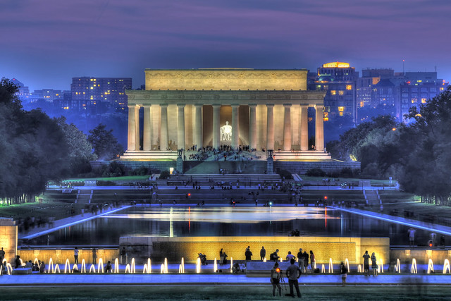 Lincoln Memorial and Reflecting Pool HDR