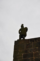 Little figure at Alnwick Castle