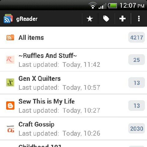 Definitely time to "mark all as read" and clean out my reader!! by Flutter from.Kat (Mummastimetocreate)