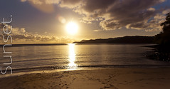 Coucher de soleil sur Mayotte
