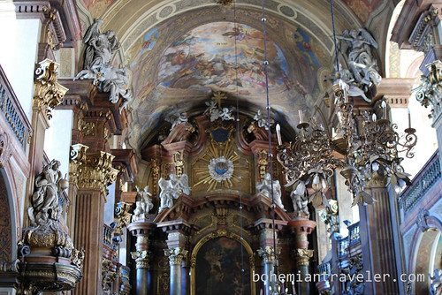inside baroque church Wroclaw