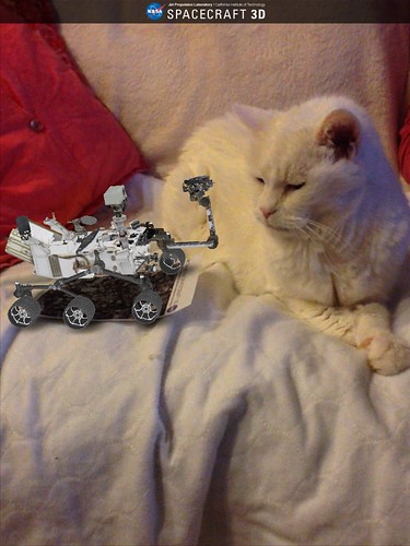 Augmented Reality Curiosity Rover Meets Pandora