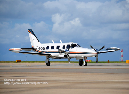 G-CHEY Piper PA-31T2 Cheyenne IIXL by Jersey Airport Photography