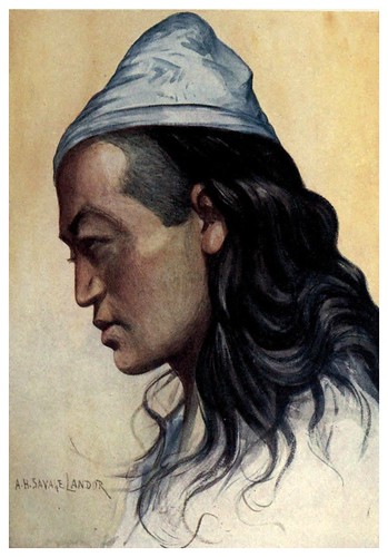 018-Un nepales Shoka-Tibet & Nepal-1905-A. H. Savage-Landor