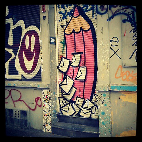 you have got mail #brussels #streetart #pencil