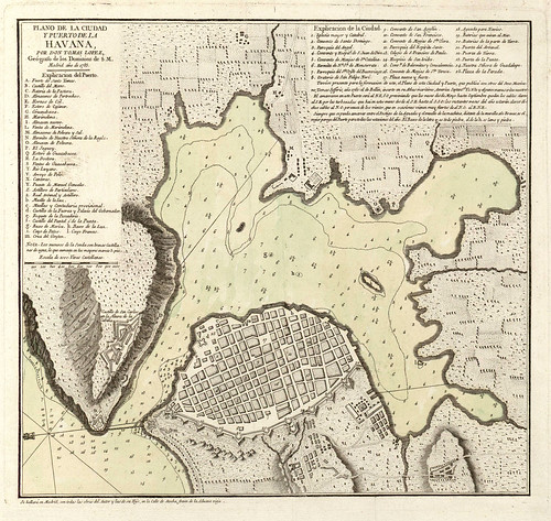003a-Plano de la ciudad y puerto de la Habana 1785