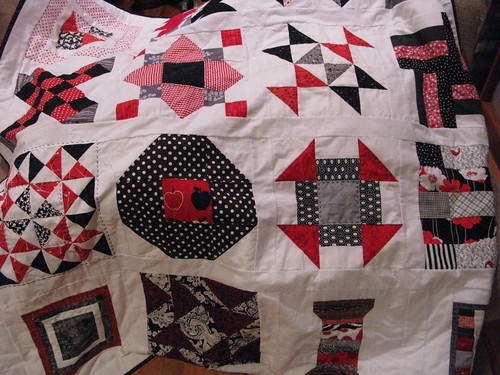 red/black whole quilt done!