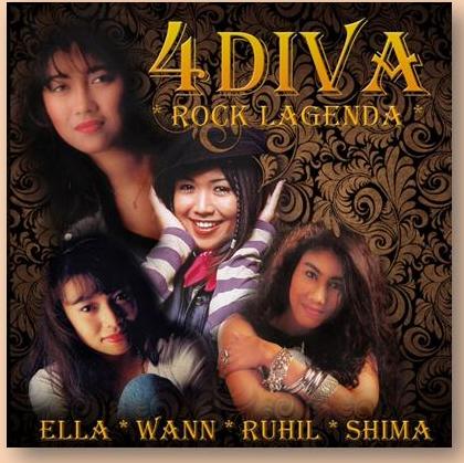Album Kompilasi 4 Diva Rock Lagenda