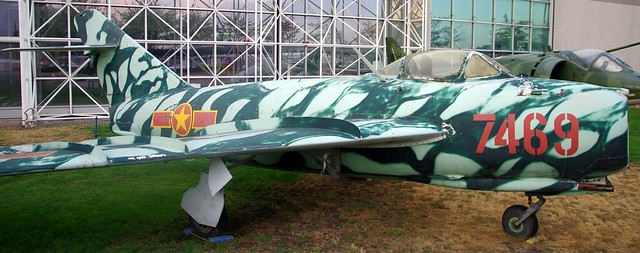 Mikoyan-Gurevich MiG-17 jet fighter  - Museum of Flight, Seattle