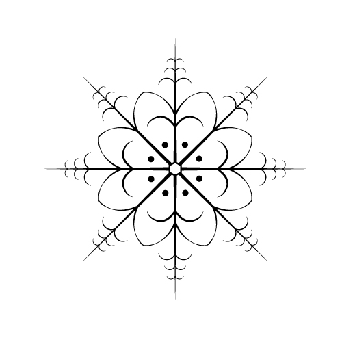 Adobe Illustrator Tutorial: How to Create Winter Background with Snowflakes