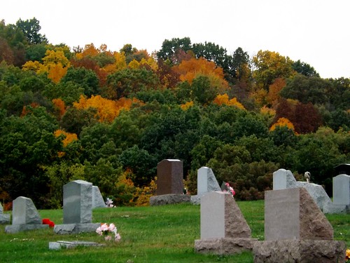 Cemetery at Fall by countrylife4me1