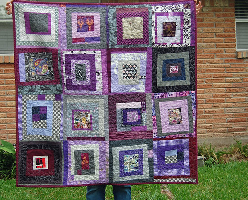 Embroiderbee Quilt - finished 8/25/2012 - this is the back