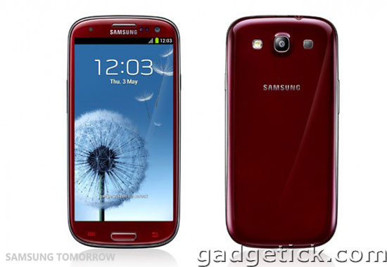 Samsung Galaxy S III 4 новые цвета
