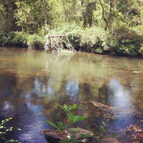 About to go tubing down this river  #hickscabintrip12