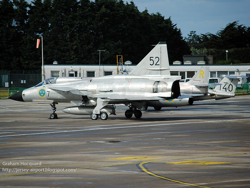 The Swedish Air Force Historic Flight by Jersey Airport Photography
