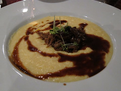 polenta with boar ragu