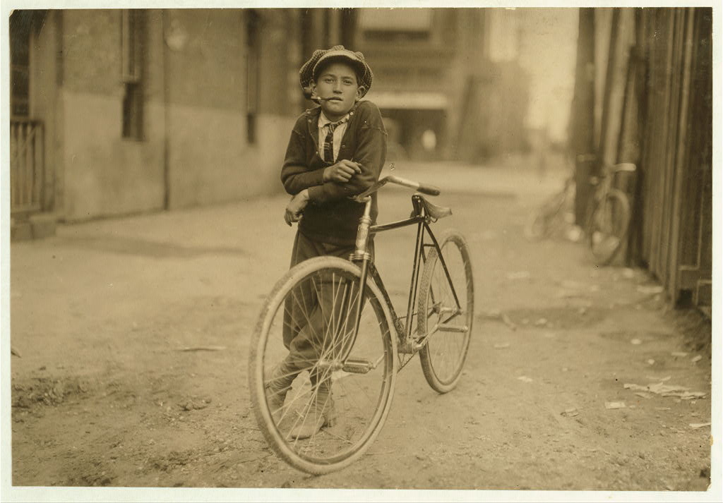 Messenger boy working for Mackay Telegraph Company. Said fifteen years old. Exposed to Red Light dangers. Location: Waco, Texas