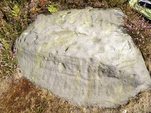 Rock Art on earth-fast stone on Brow Moor