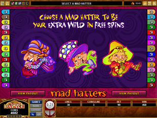 Mad Hatters Free Spins
