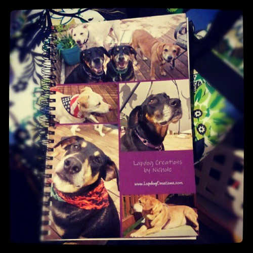 Love my new #customized #notebook from #shutterfly  #dogs #love #cool #adoptdontshop #rescue #mutt #dogstagram