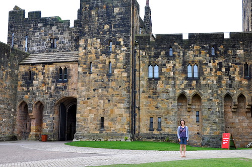 Hagrid and Christmas at Alnwick Castle