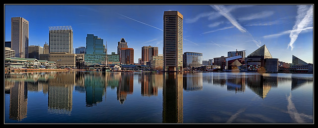 Baltimore Inner Harbor Panorama