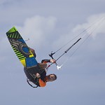 Kitesurfer at Takapuna Beach (a few more below)