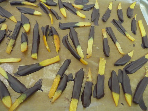 Chocolate dipped Candied peel