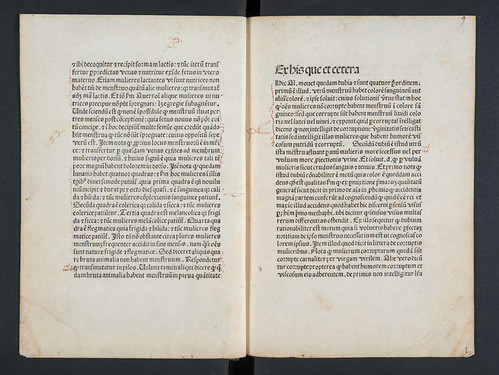 Nota marks in Albertus Magnus [pseudo-]: Secreta mulierum et virorum (cum expositione Henrici de Saxonia)