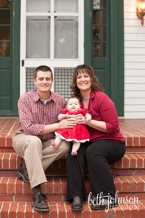 tallahassee baby family holiday card photographer session