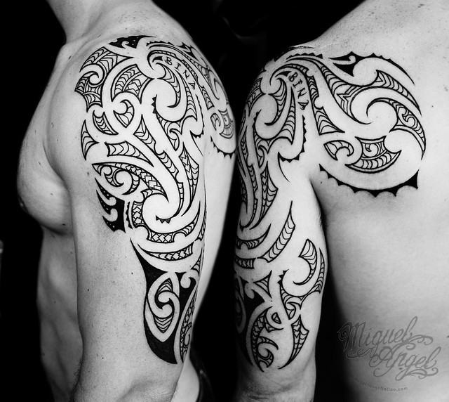 Polynesian tattoo Miguel Angel Custom Tattoo Artist www