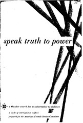 1955: Published “Speak Truth to Power” in midst of McCarthy era
